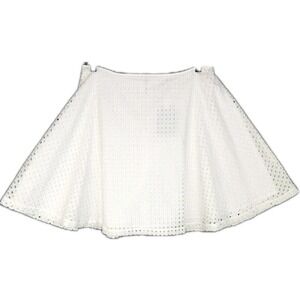 Reed NWT Kohls Womens Romantic A Line Skirt Sz XL White Eyelet Lace Full NEW $70